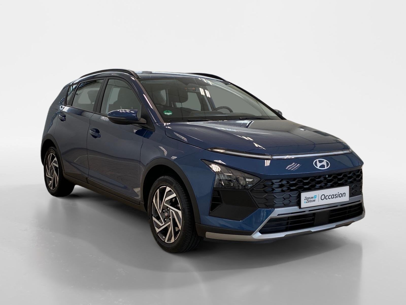 Hyundai Bayon 1.0 MILD HYBRID | AUTOMAAT | COMFORT | NL-AUTO, Auto's, 12 maanden, Gebruikt, Euro 6, Blauw