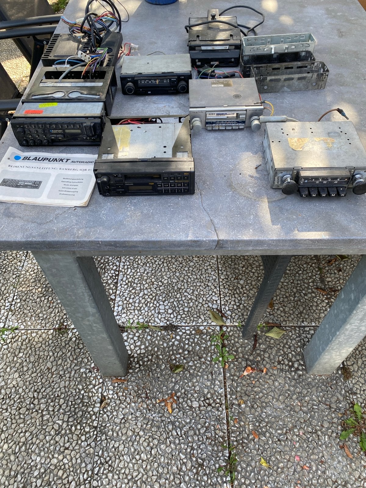 Vintage Autoradio's en Versterker - Blaupunkt, Philips, Aiwa, Ophalen, Gebruikt