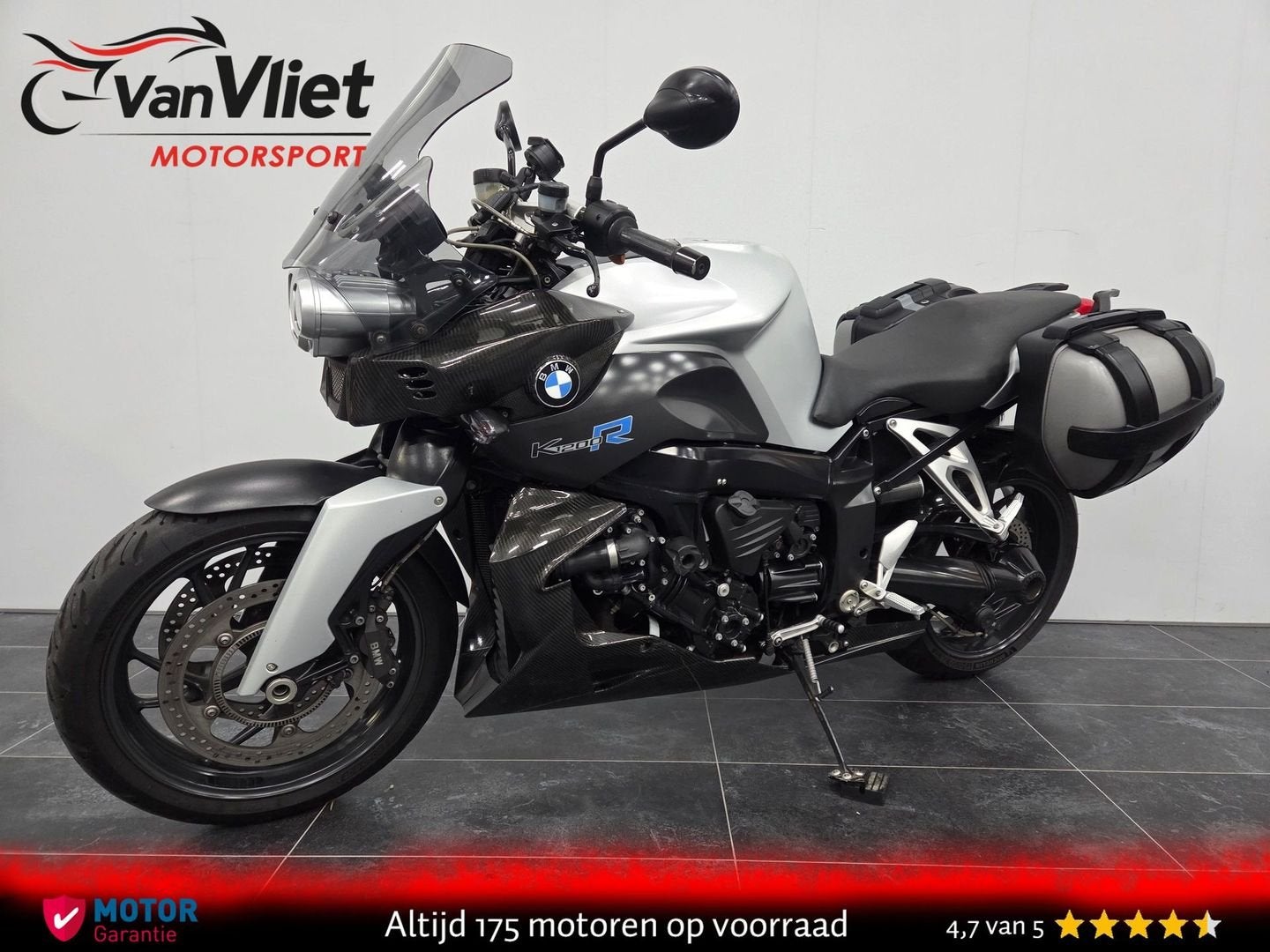 Schitterende Bmw K1200R + Opties Zie Foto\'s bj 2005 K 1200, 4 cilinders, Bedrijf, Onbekend, Toermotor