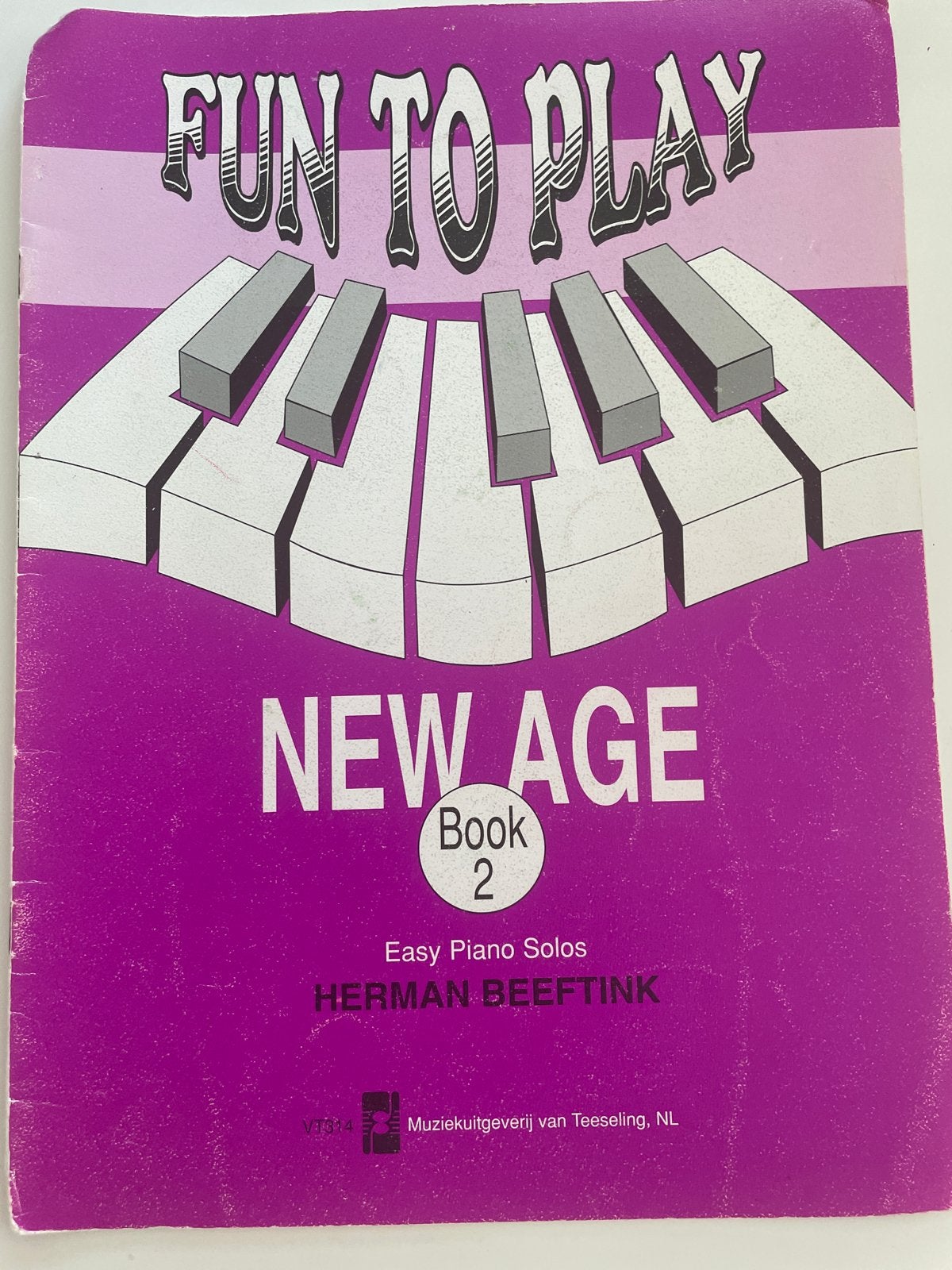 Fun to Play New Age Book 2 - Easy Piano Solos Herman Beeftin, Muziek en Instrumenten, Gebruikt, Overige genres, Ophalen of Verzenden