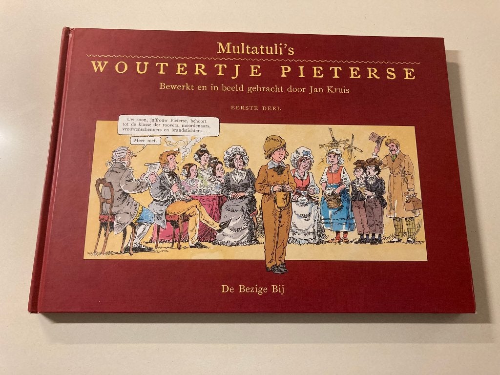 Multatuli woutertje pieterse jan kruis hardcover strip boek, Ophalen of Verzenden, Zo goed als nieuw, Jan Kruis, Nederland