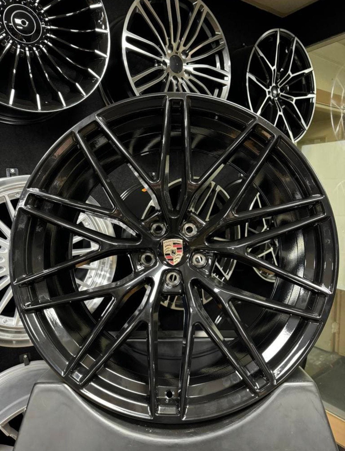 21 inch velgen voor Porsche GTS look 5x112 Macan breedset ni, Velg(en), Nieuw, Personenwagen, 21 inch