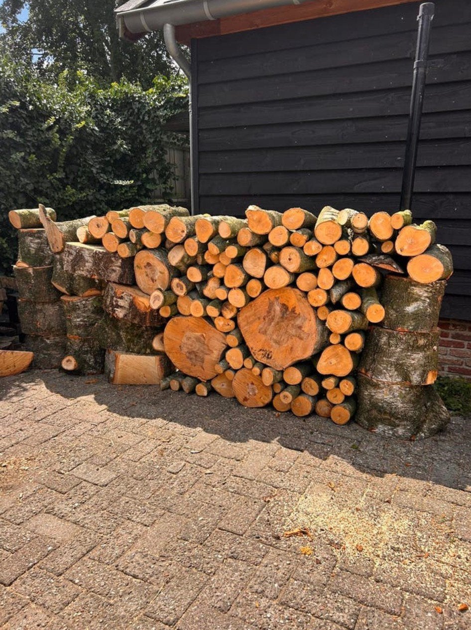 Haardhout Berk, Minder dan 3 m³, Ophalen of Verzenden