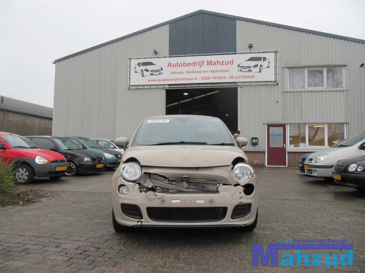 2015 FIAT 500 S carrosserie plaatwerk dorpel stijl dak porti, Gebruikt, Stellantis Europe S.p.A., Ophalen of Verzenden, Info@stellantis.com