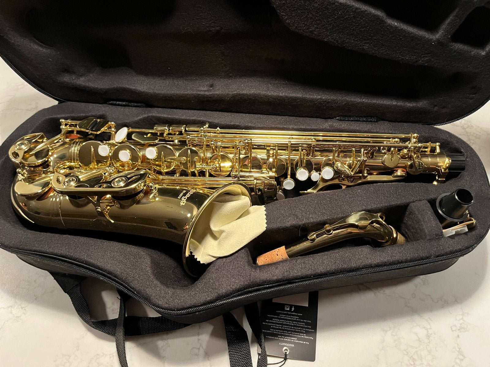 Stagg Altsaxofoon WS-AS215 met Koffer, Ophalen, Nieuw, Alt, Met koffer