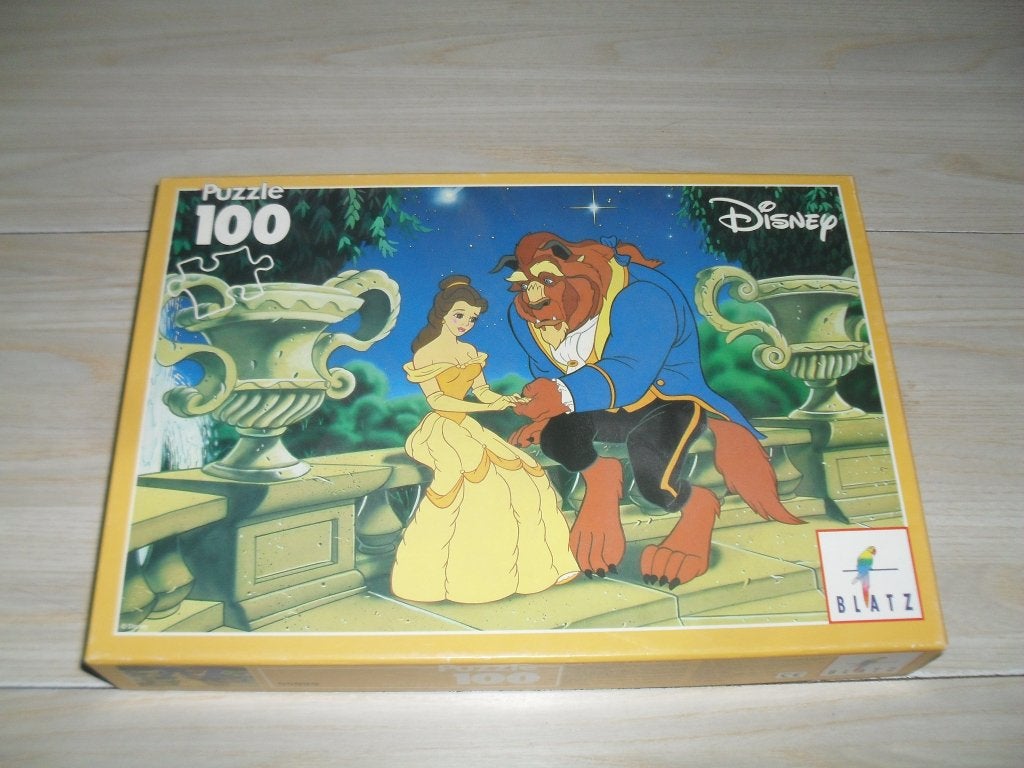 Belle en het beest puzzle 100 stukjes, Ophalen, Minder dan 500 stukjes, Zo goed als nieuw, Legpuzzel