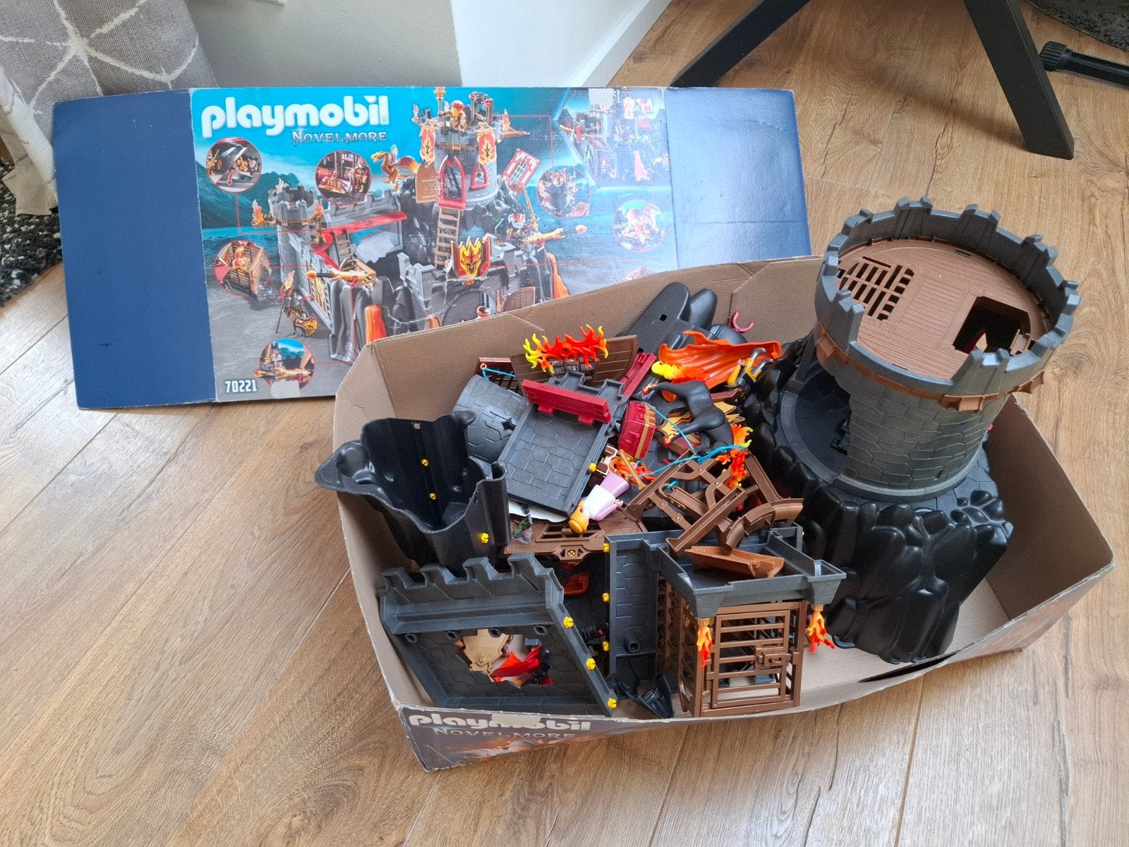 Playmobil Novelmore Kasteel 70221, Kinderen en Baby's, Speelgoed | Playmobil, Ophalen, Gebruikt, Complete set, Historisch