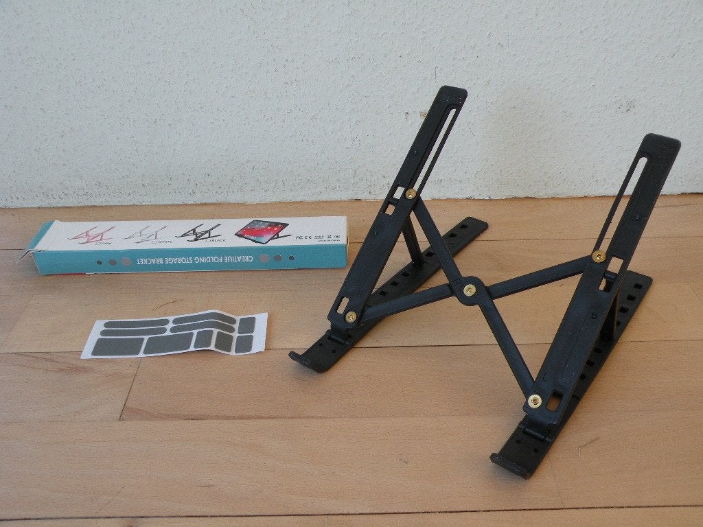 Laptopstandaard, opvouwbaar, nieuw.  Verschillende standen., Computers en Software, Laptopstandaarden, Ophalen of Verzenden, Nieuw