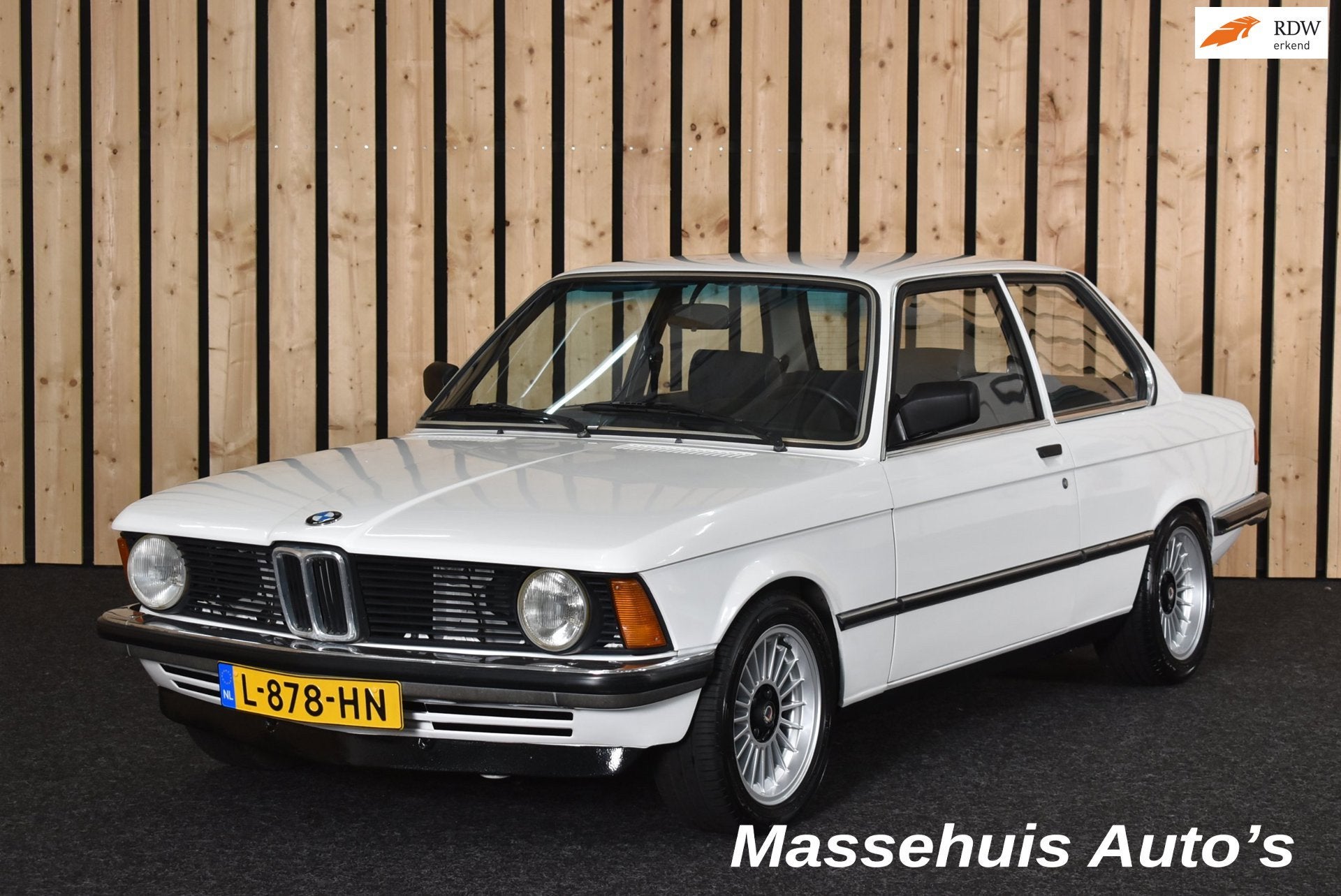 BMW 3-serie 315 E21 Alpina 15" Unieke liefhebbers auto, Lichtmetalen velgen, Gebruikt, Wit, 11 km/l