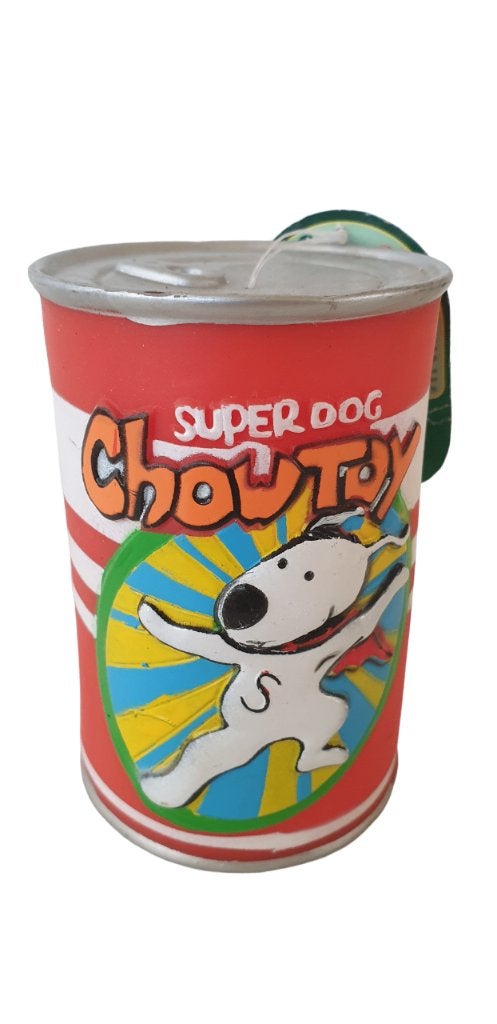 PET PRODUCTS Super Dog Chowtoy Rood 7,1x10,4 cm KOOPJE!!!, Ophalen of Verzenden, Nieuw, Piepspeelgoed