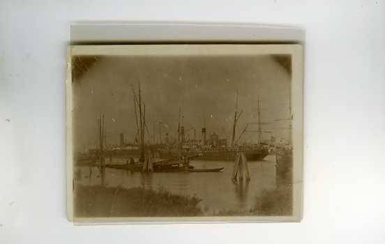 scheepvaart-foto-haven ?- div schepen-binnenvaart -sepia!, Ophalen of Verzenden, Zo goed als nieuw, Motorboot, Boek of Tijdschrift