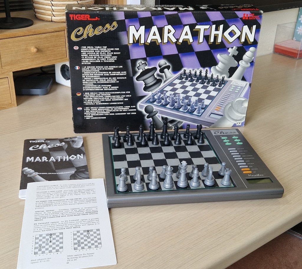 Tiger Chess Marathon Schaakcomputer, Ophalen of Verzenden, Minder dan 500 stukjes, Zo goed als nieuw, Schaken