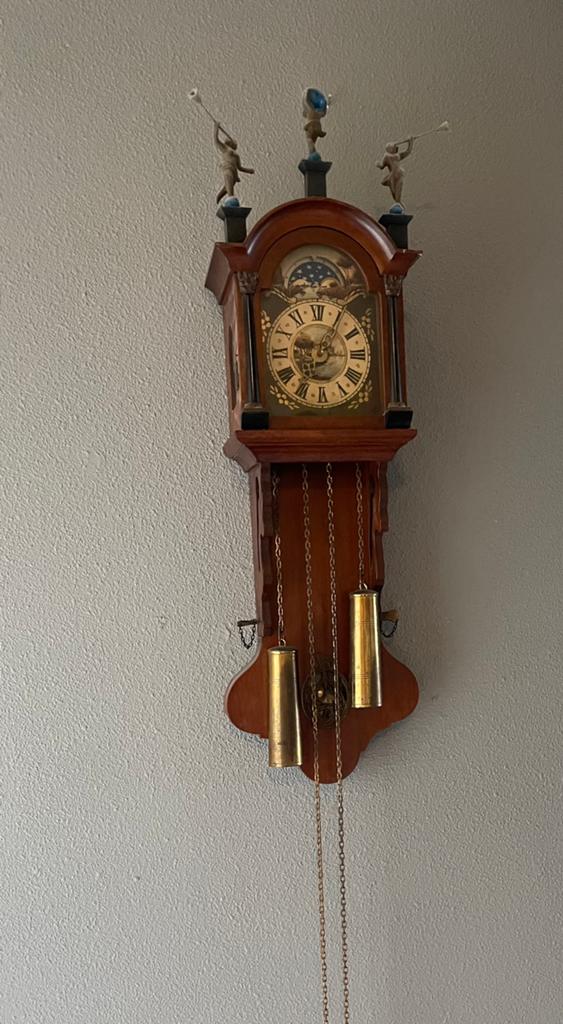 Friese staartklok type ‘kantoortje’, Antiek en Kunst, Ophalen