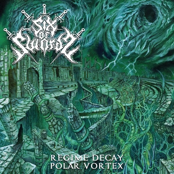 Six Of Swords ‎– Regime Decay / Polar Vortex cd death  nieuw, Import, Death metal, Ophalen of Verzenden, Nieuw in verpakking