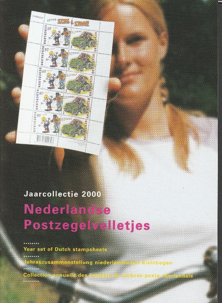 jaarcollectie 2000 Nederlandse postzegelvelletjes, Postzegels en Munten, Ophalen, Postfris