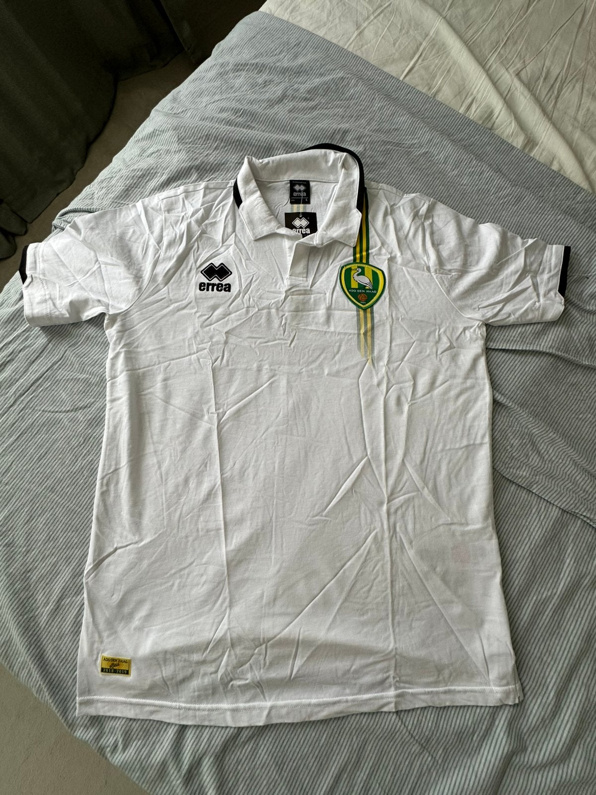 ADO Den Haag Witte Polo en Vest Maat L, Ophalen of Verzenden, Nieuw, Maat 52/54 (L), Wit