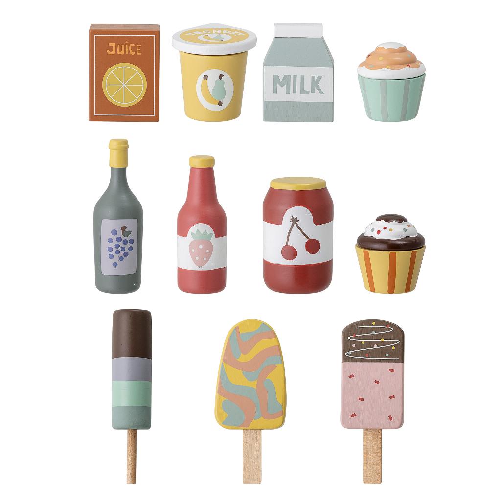 Set Houten Speelgoed Eten Keuken Bloomingville, Kinderen en Baby's, Speelgoed | Houten speelgoed, Nieuw, Ophalen of Verzenden
