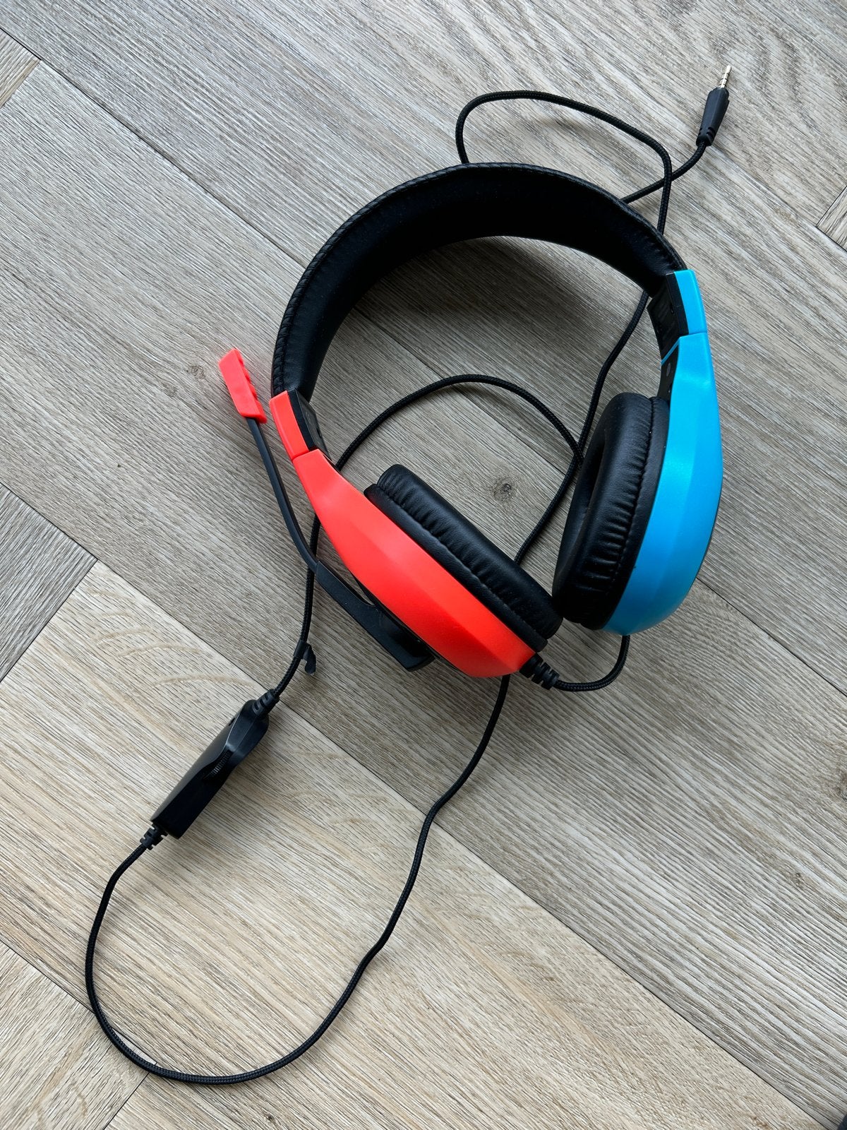Gaming Koptelefoon voor Nintendo Switch - Rood/Blauw, Ophalen of Verzenden, Zo goed als nieuw, Overige merken