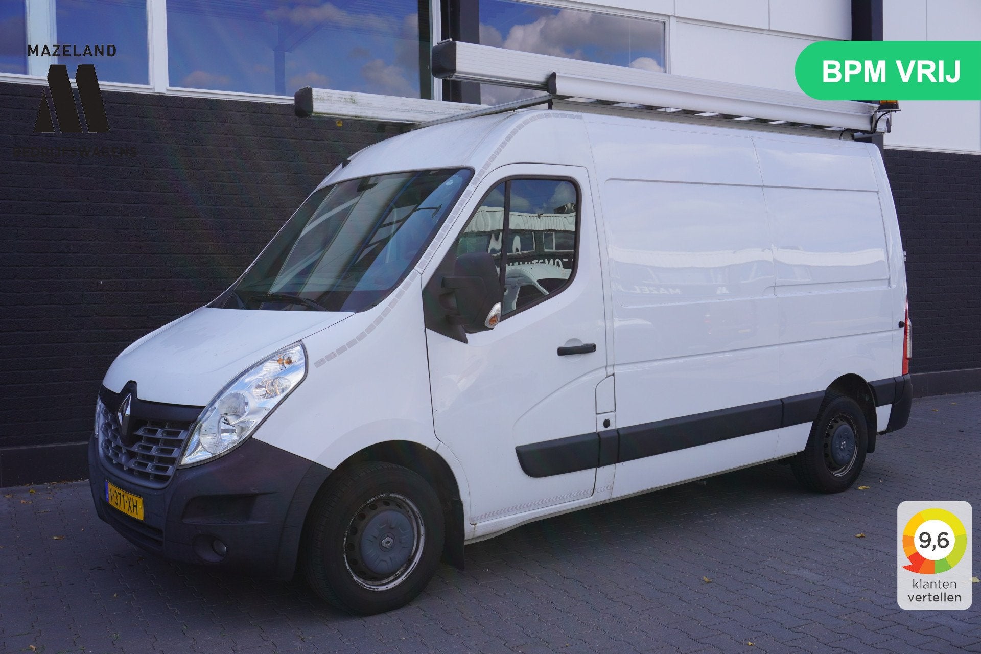 Renault Master 2.3 dCi 130PK L2H2 EURO 6 - Airco - Navi - Cr, Auto's, Stof, Gebruikt, 4 cilinders, Renault
