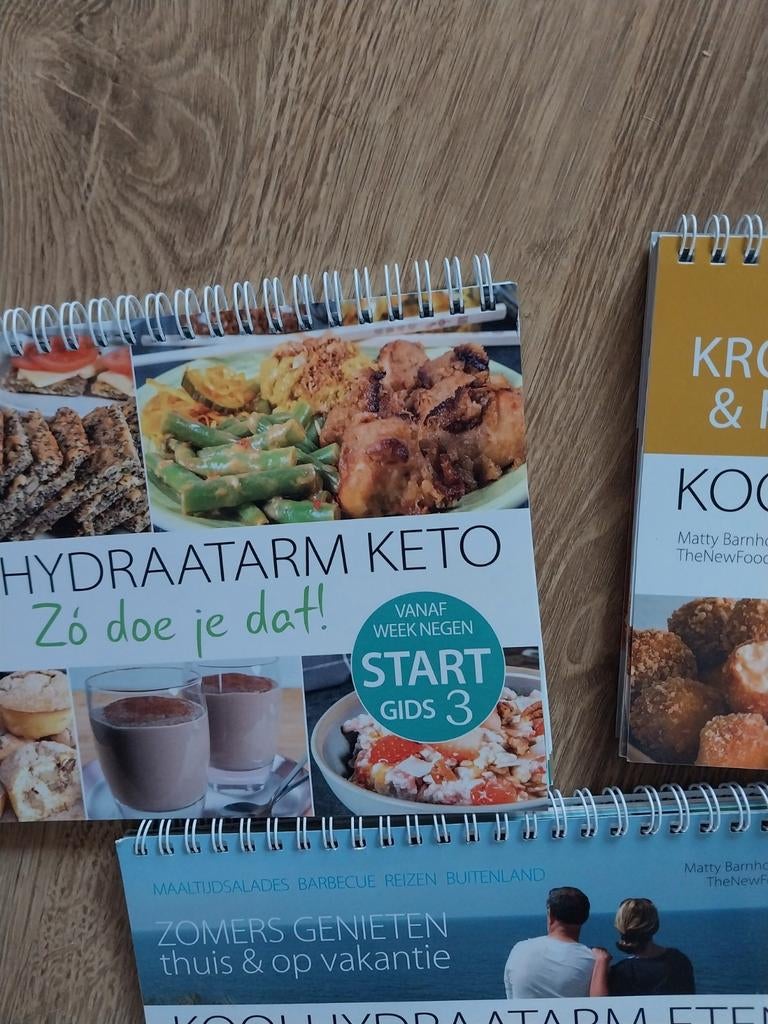 De 3  fantastische keto gidsen  The newfood, Ophalen of Verzenden, Zo goed als nieuw, Dieet en Voeding, Matty Barnhoorn