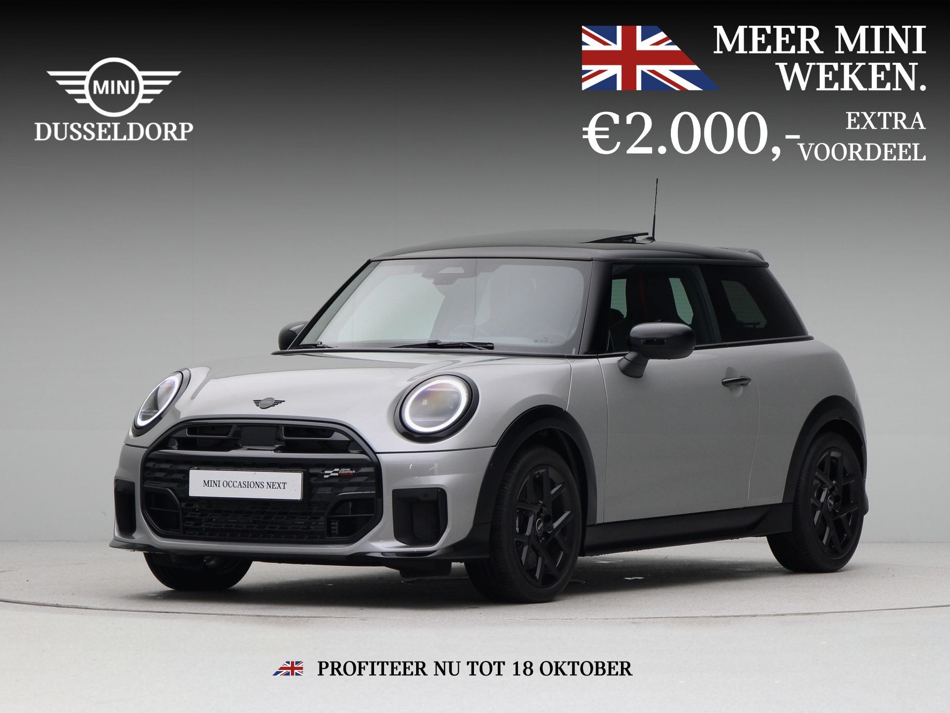 MINI Cooper C John Cooper Works Pakket M (bj 2026), 156 pk, Met garantie (alle), Bedrijf, 3 cilinders