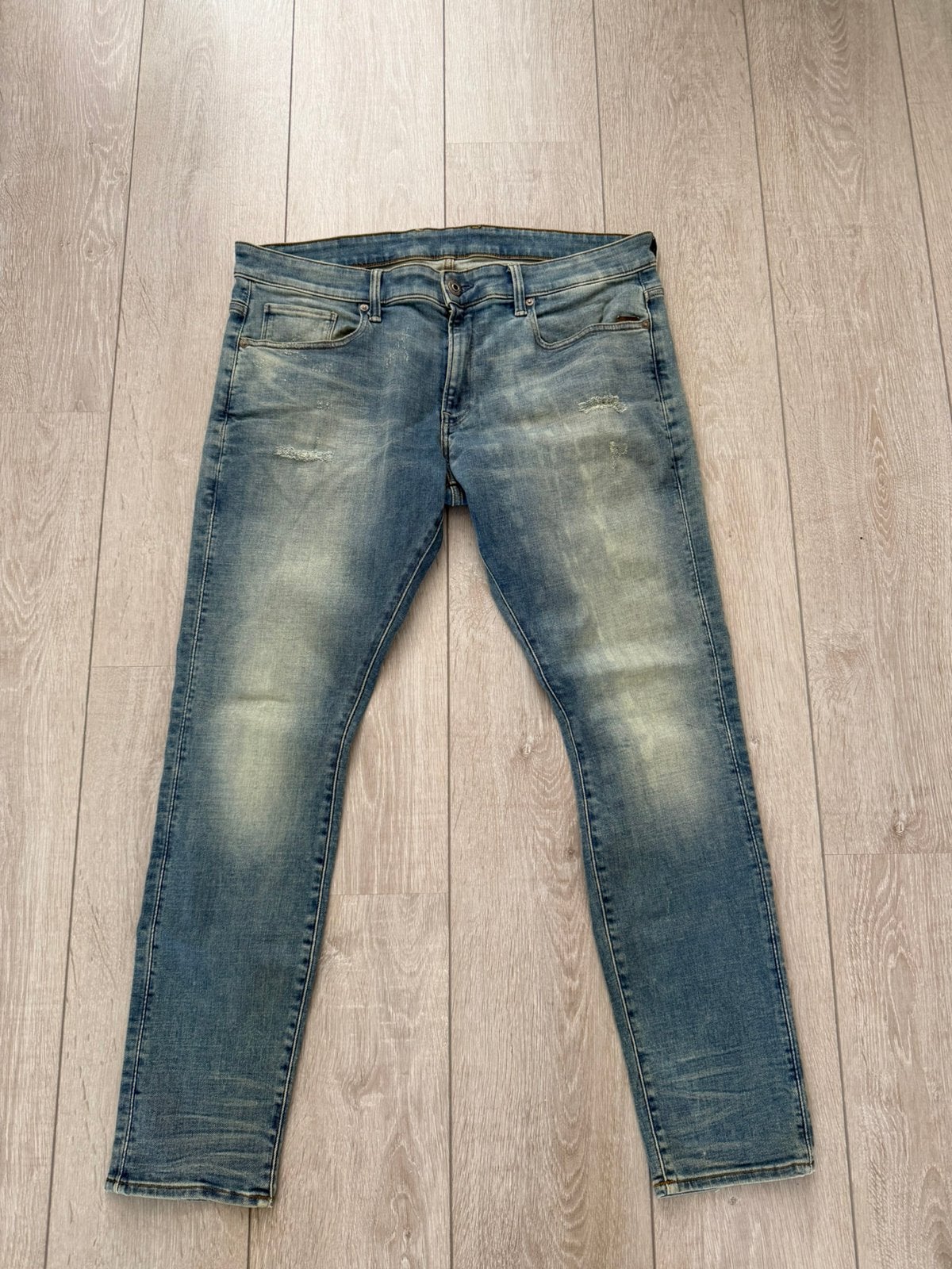 G-star raw jeans revend skinny maat 38-32, Ophalen of Verzenden, Zo goed als nieuw, Blauw, W36 - W38 (confectie 52/54)