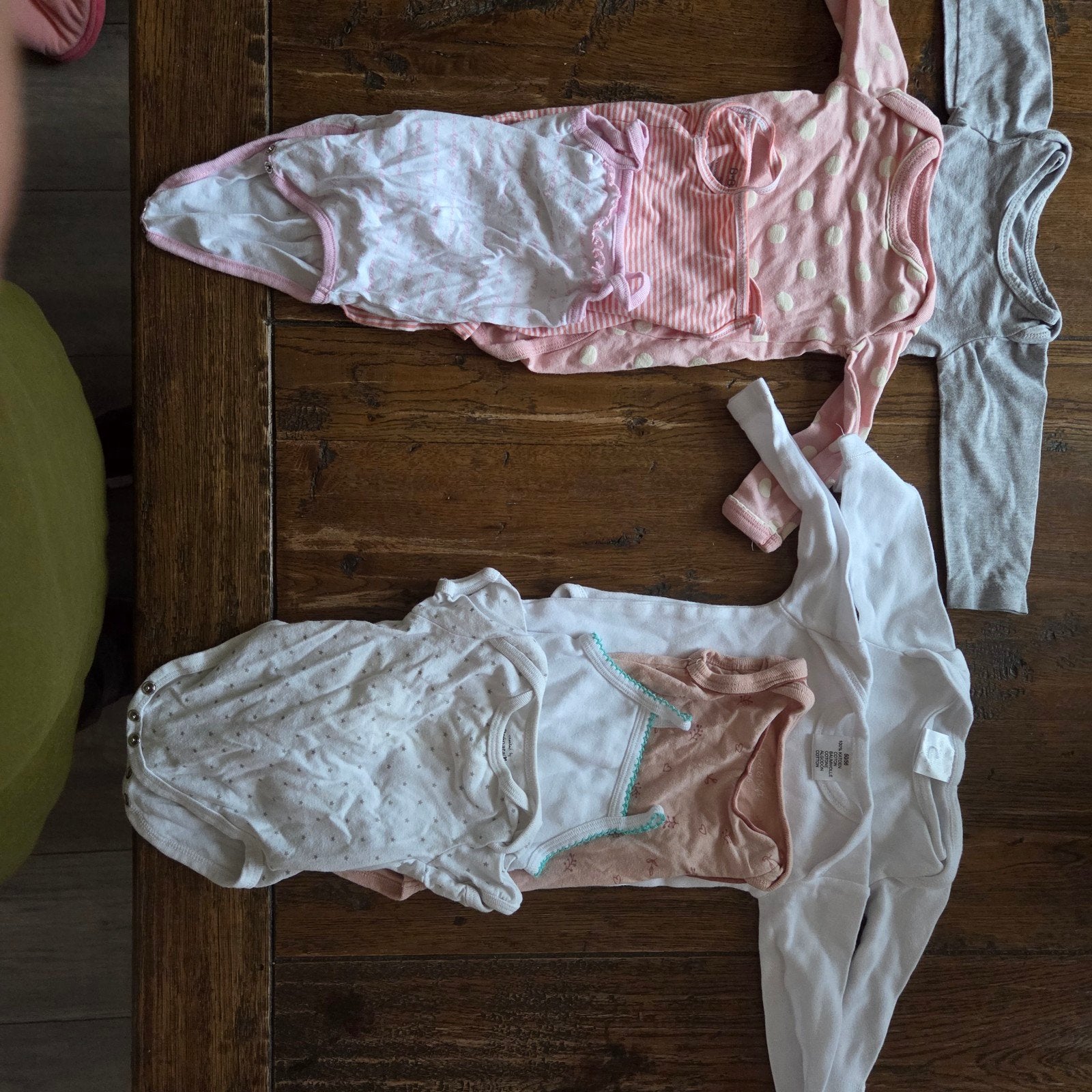 Babykleding set: rompertjes, Kinderen en Baby's, Babykleding | Overige, Ophalen of Verzenden, Gebruikt, Onbekend, Meisje