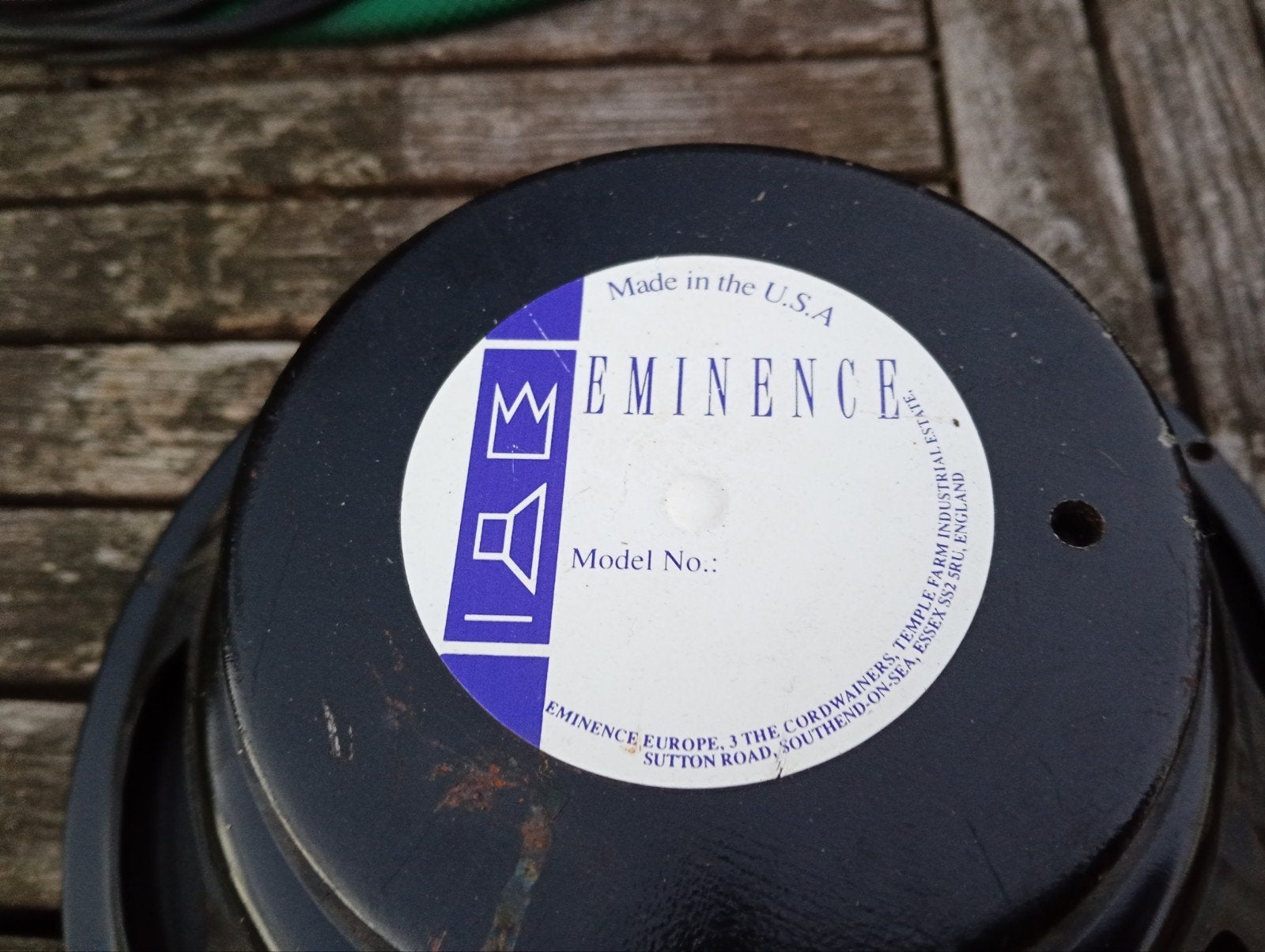 Eminence 12" speaker., Muziek en Instrumenten, Ophalen of Verzenden, Gebruikt