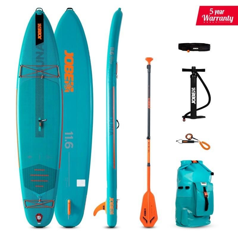 NIEUW Jobe Duna teal komplete set 11.6 SUP set 5 jr garantie, Ophalen, Nieuw