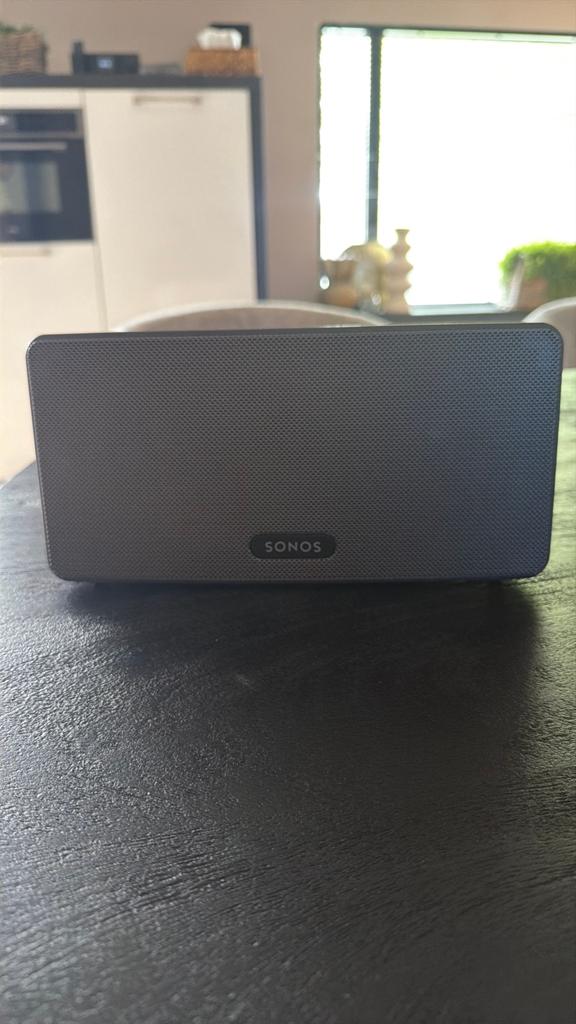 Sonos play 3, Audio, Tv en Foto, Luidsprekers, Ophalen of Verzenden, Front, Rear of Stereo speakers, Sonos