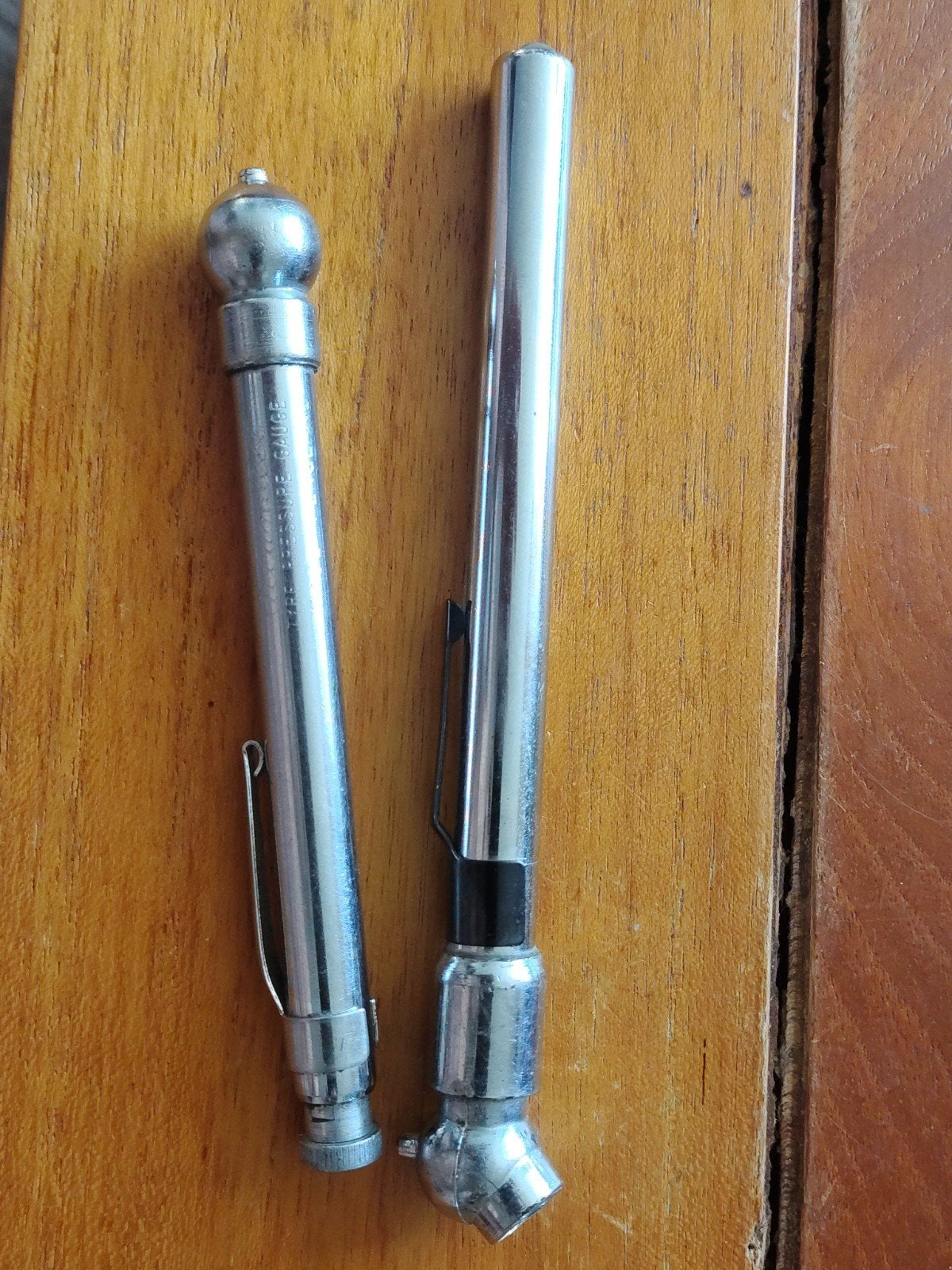 Vintage "Accurate" Bandenspanningsmeter - Made in England, Auto diversen, Ophalen of Verzenden, Gebruikt
