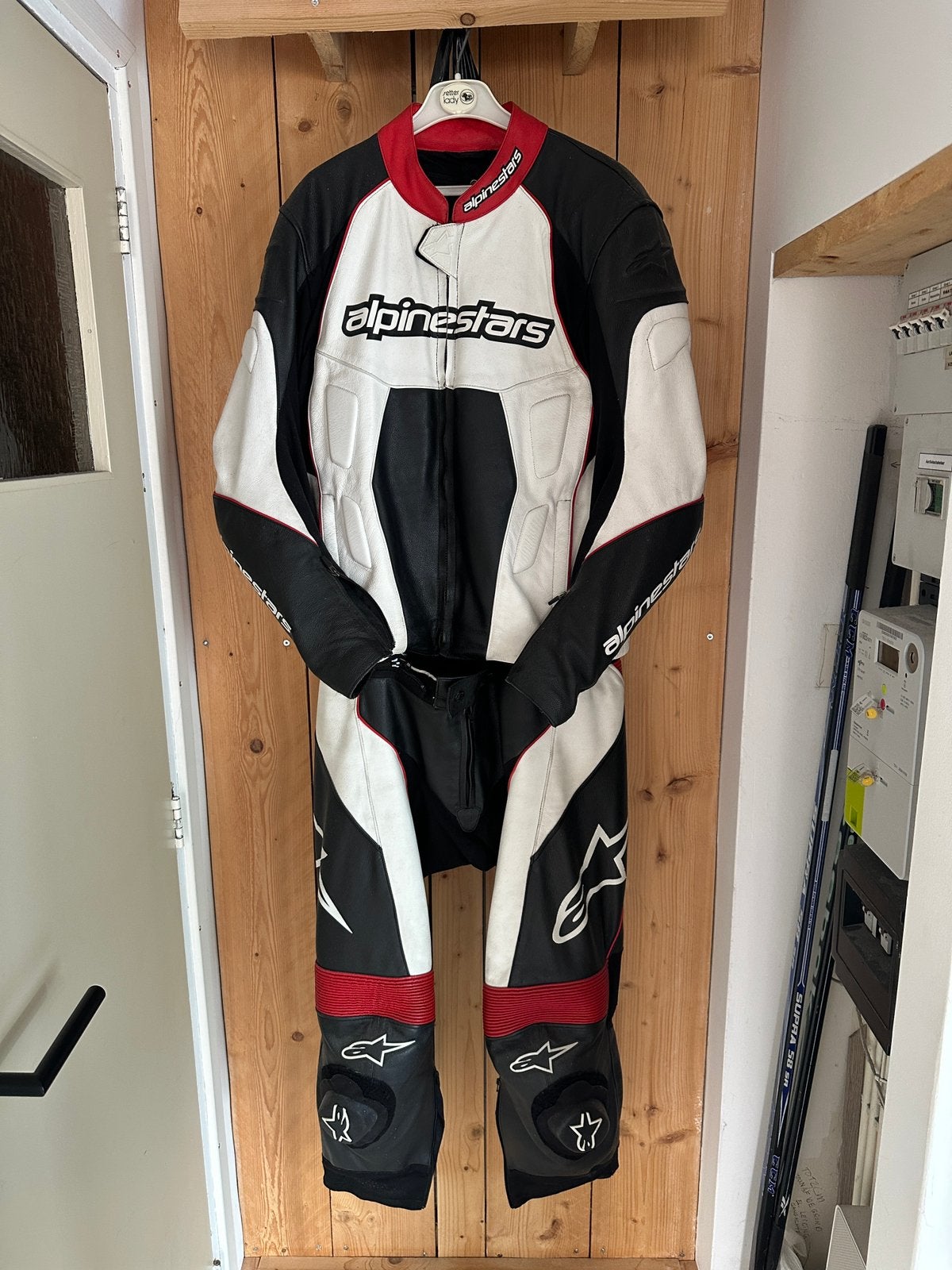 Leren alpinestars combi motorpak carver 2pc, Ophalen of Verzenden, Tweedehands, Heren, Combipak