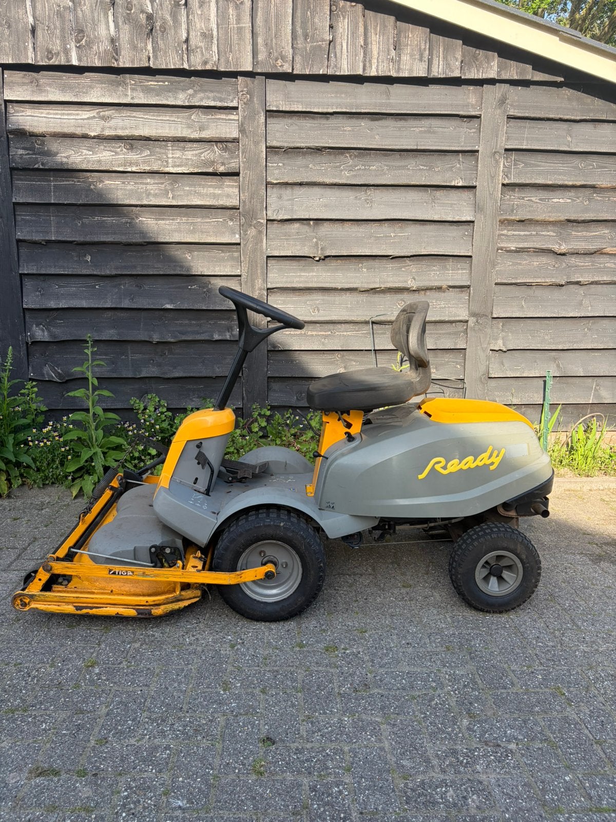 Stiga villa ready, Ophalen, Gebruikt, Elektrische starter, Minder dan 90 cm