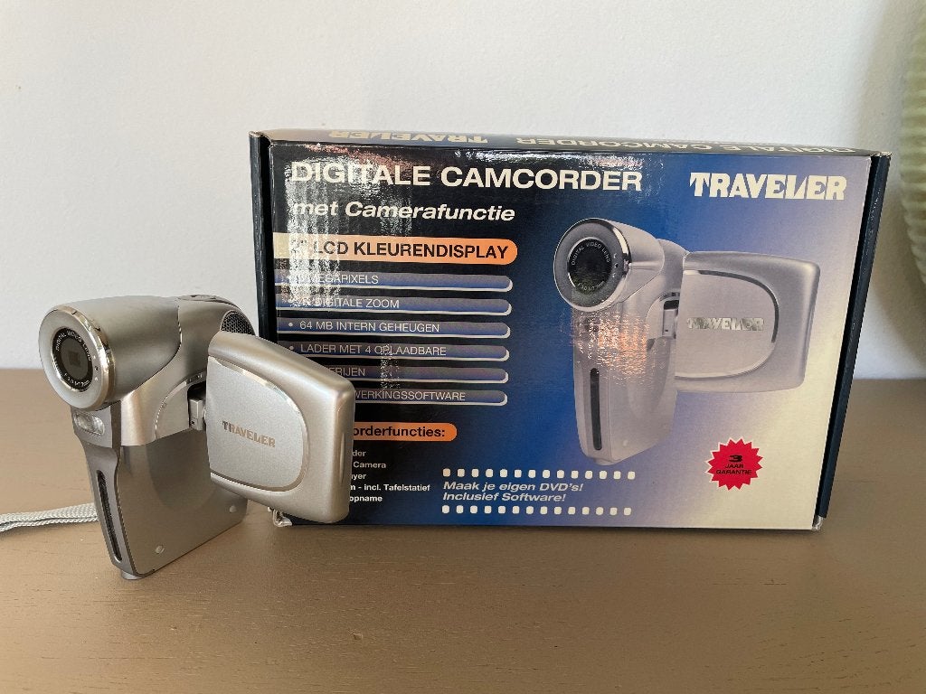 Traveler DV3010 Camcorder, Overige merken, Nieuw, Geheugenkaart, Camera