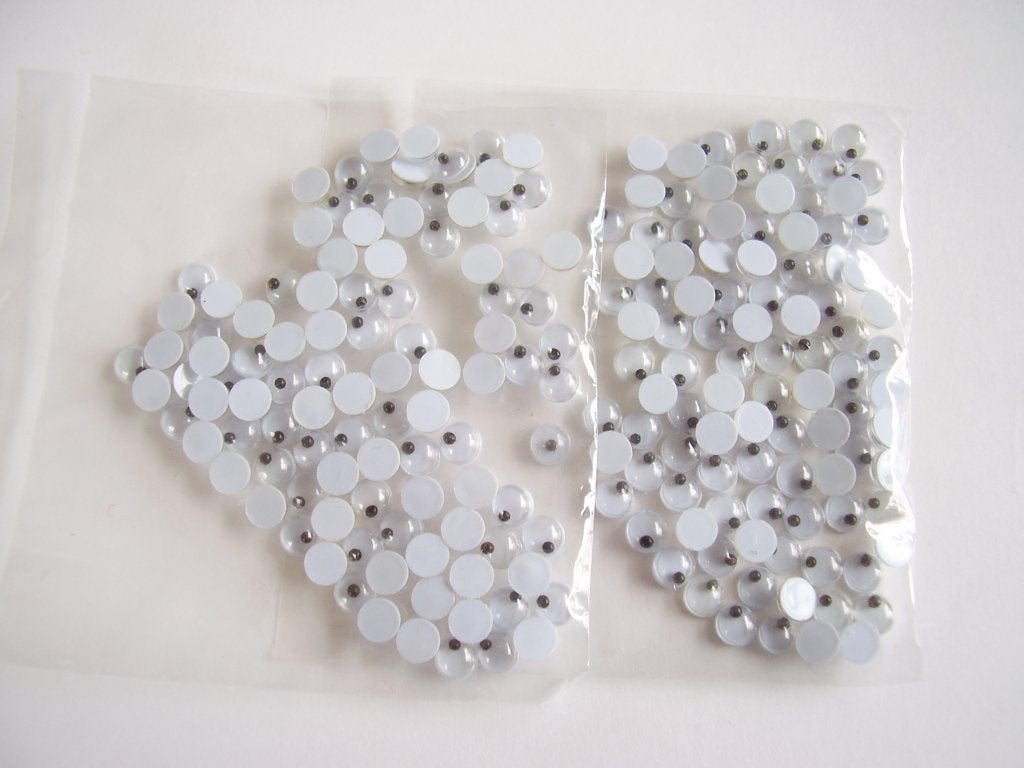 5 mm ronde wiebeloogjes, poppenoogjes en andere maten, Verzenden, Nieuw, Knutselmateriaal, Linschoten