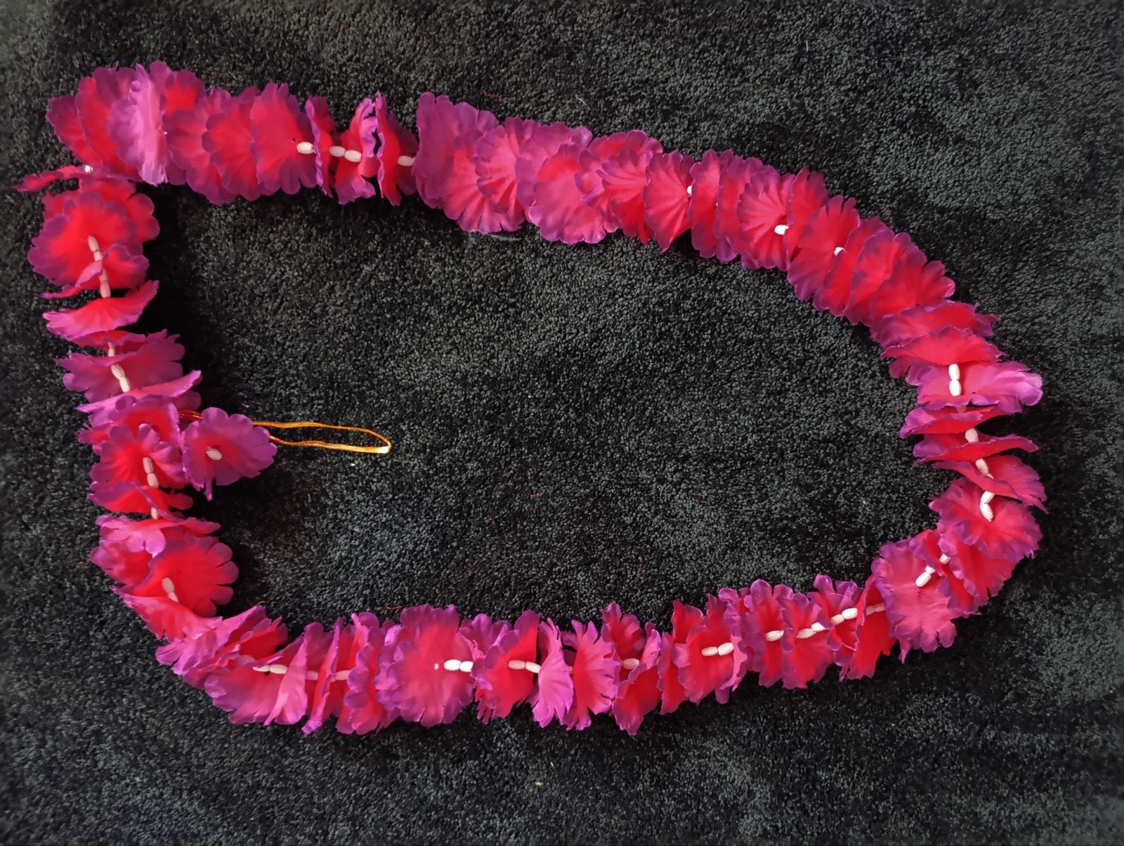 Hawaï slinger roze/paars - Feestartikel, Ophalen of Verzenden, Nieuw, Feestartikel, Overige