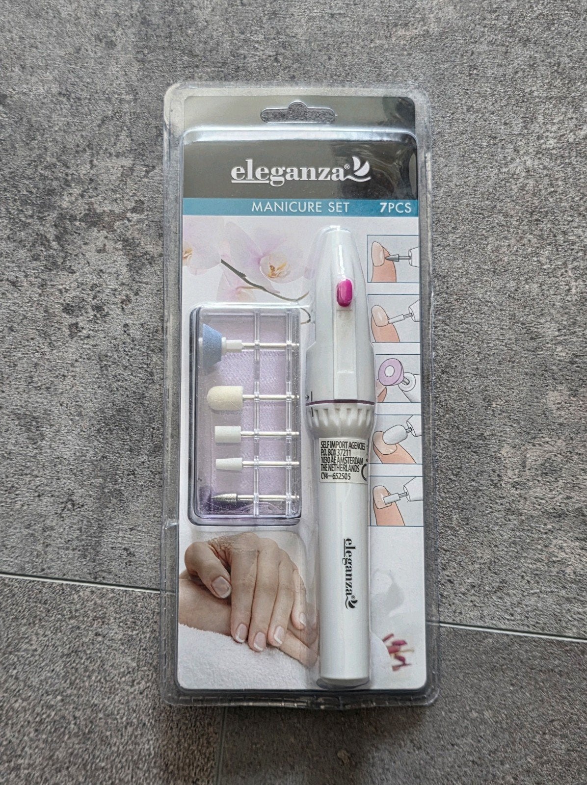 Eleganza manicure set met opzetstukken NIEUW, Ophalen of Verzenden, Nieuw