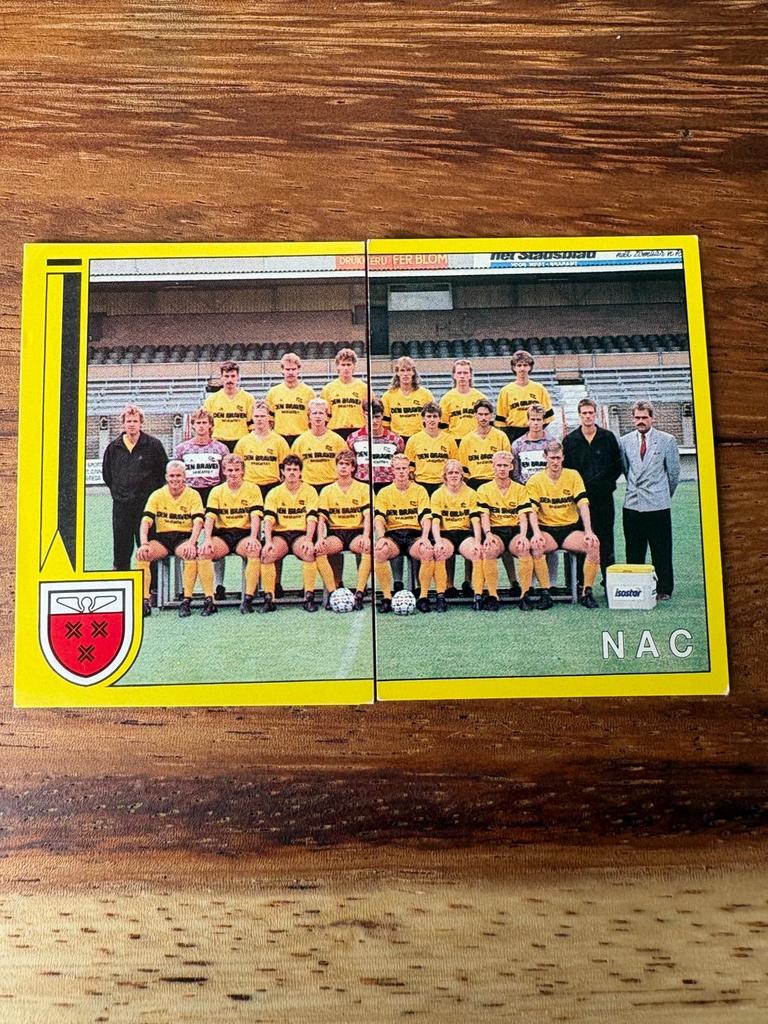 Panini Voetbal 90 NAC Breda Sticker - Zeldzaam!, Verzamelen, Stickers, Ophalen of Verzenden, Nieuw, Sport
