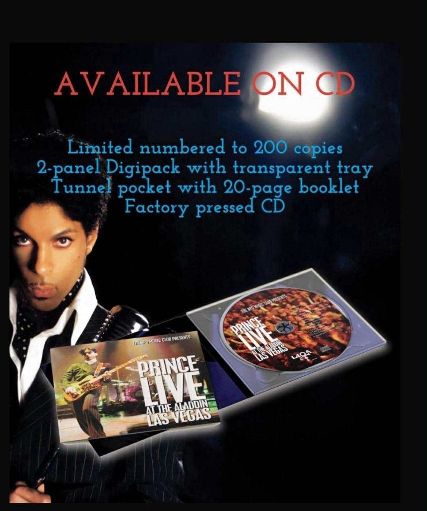 Prince - Live At The Alladin At The Alladin (Las Vegas ) CD, Speciale editie, Nieuw in verpakking, Album, Verzenden