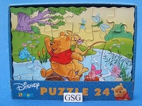 Winnie aan het vissen 24 st nr. 55331-02, Kinderen en Baby's, Speelgoed | Kinderpuzzels, Ophalen, 10 tot 50 stukjes, Zo goed als nieuw