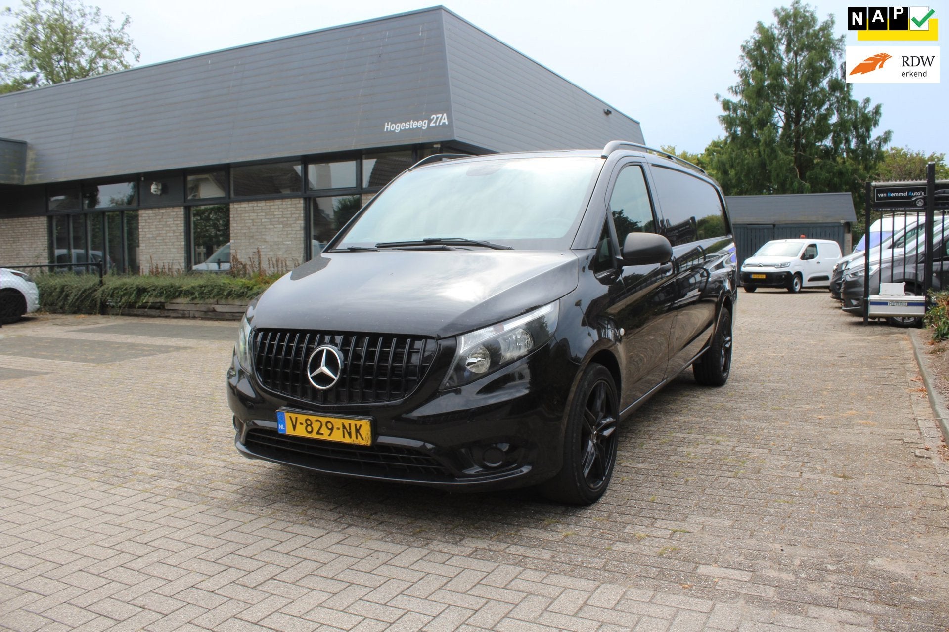 Mercedes-Benz Vito 111 CDI Extra Lang, Auto's, Voorwielaandrijving, Gebruikt, 4 cilinders, Zwart