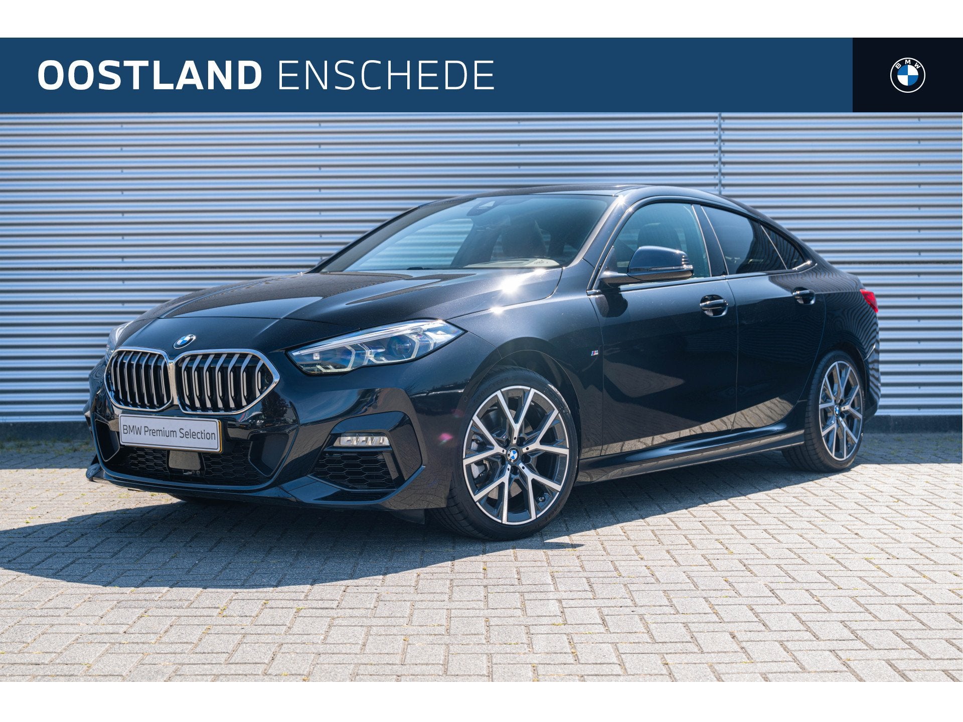 BMW 2 Serie Gran Coupé 220 High Executive M Sport Automaat, Gebruikt, Met garantie (alle), 179 pk, Zwart