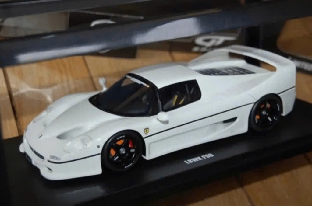 1:18 Ferrari F50 Liberty Walk white GT spirit GT437 WRH, Verzenden, Zo goed als nieuw, Auto, Overige merken