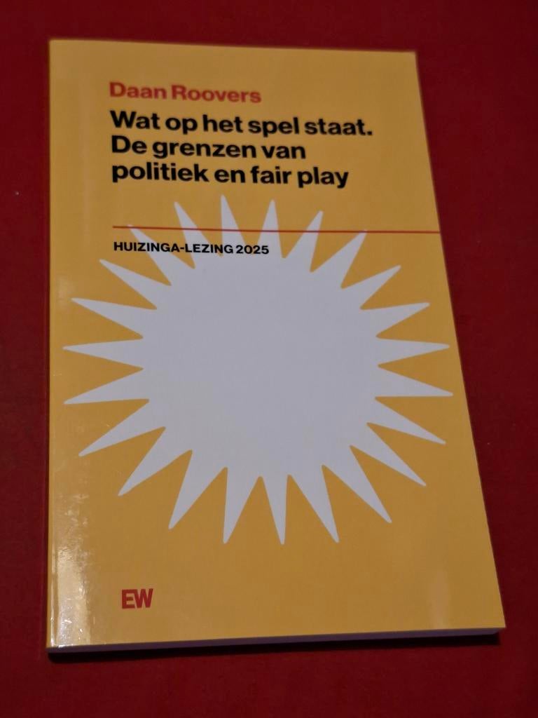 Wat op het spel staat - Daan Roovers (Huizinga-lezing 2025), Boeken, Daan Roovers, Ophalen of Verzenden, Zo goed als nieuw, Politiek en Staatkunde