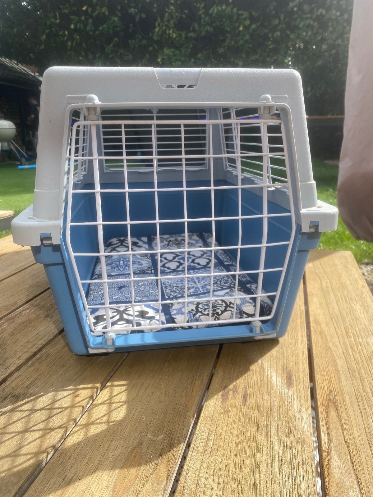 Transportbox konijn of kat zgan, Dieren en Toebehoren, Ophalen, Zo goed als nieuw