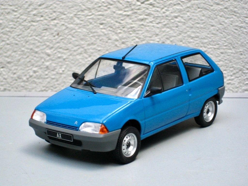 Citroen AX 1986 blauw Whitebox 1:24, Ophalen of Verzenden, Nieuw, Auto, Overige merken