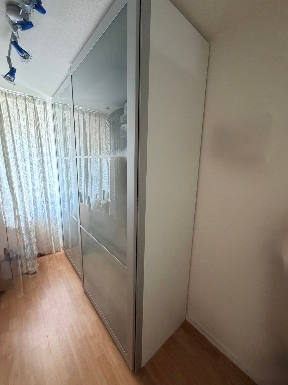 Koopje: PAX Kledingkast IKEA, Gebruikt, 200 cm of meer, 150 tot 200 cm, Glas