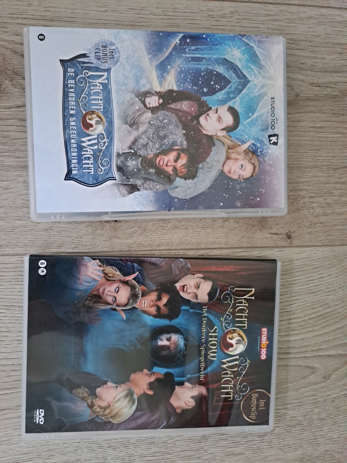 Nachtwacht De bevroren Sneeuwkoningin + nog 1 show dvd, Cd's en Dvd's, Ophalen of Verzenden, Zo goed als nieuw, Nederlands, Actie en Avontuur