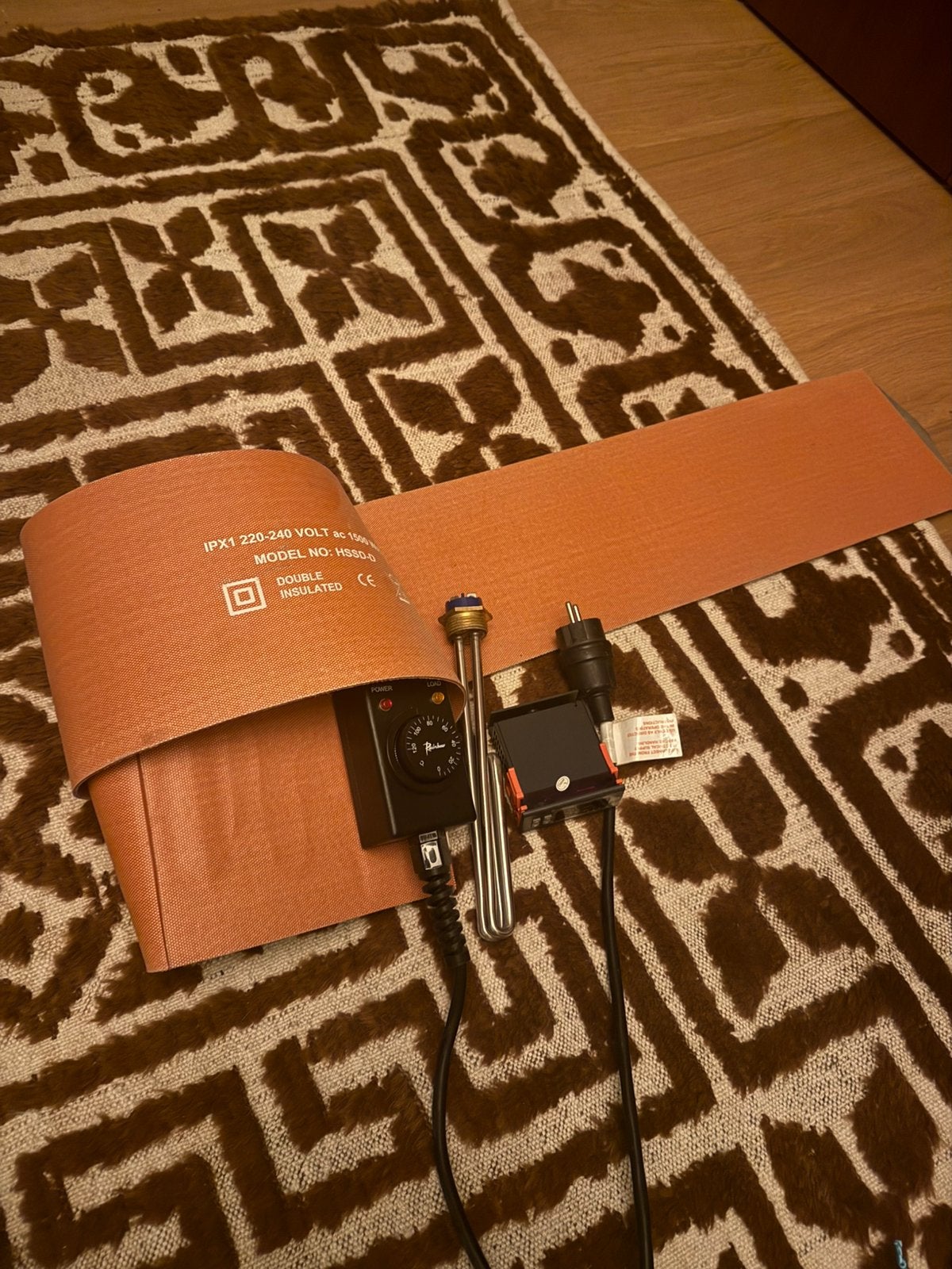 Vatverwarmer, Drum heater, Ophalen, Gebruikt