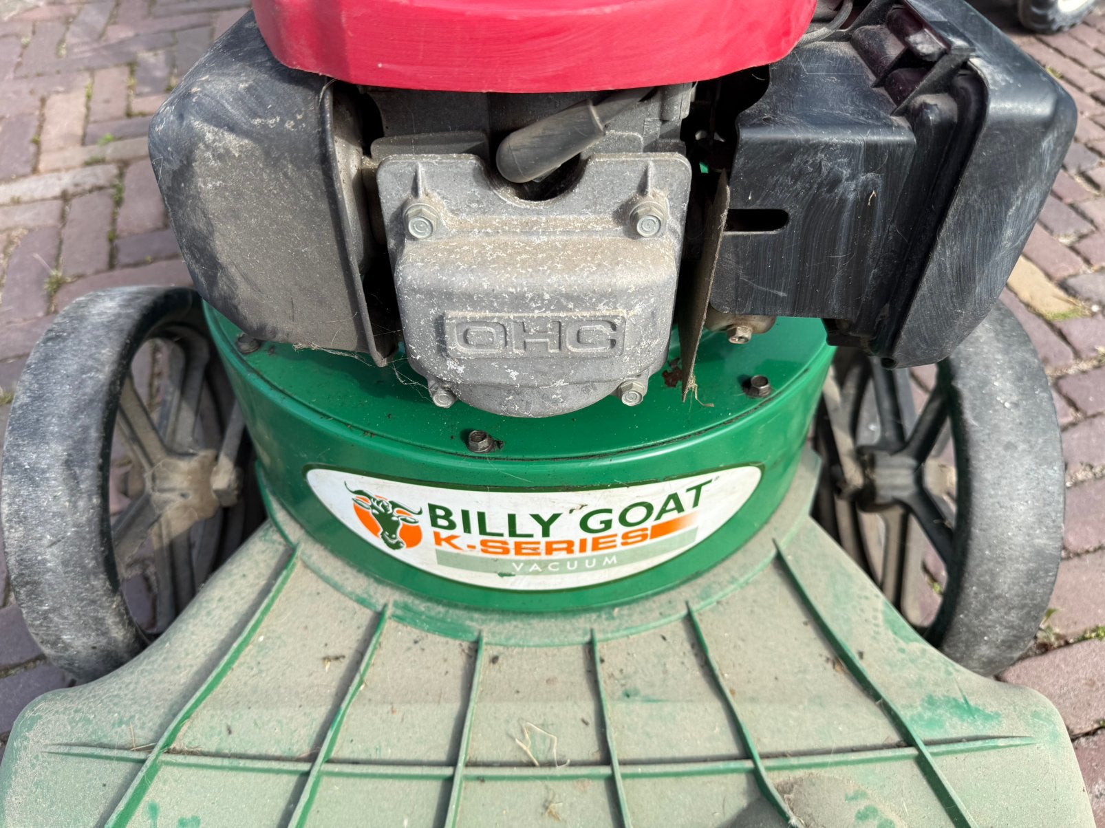 Billy Goat KV650 H  GSV 190  Briggs & Stratton, Tuin en Terras, Ophalen, Gebruikt, Benzine, Met opvangzak